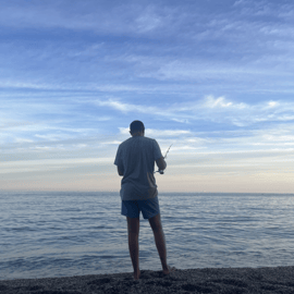 Ligurien: Geführtes Surfcasting mit Ausrüstung inklusive