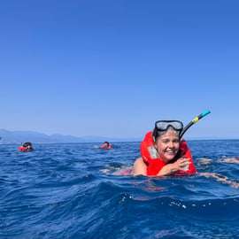 Savona: Barco para Bergeggi e MERGULHO COM SNORKEL na Área Marina Protegida
